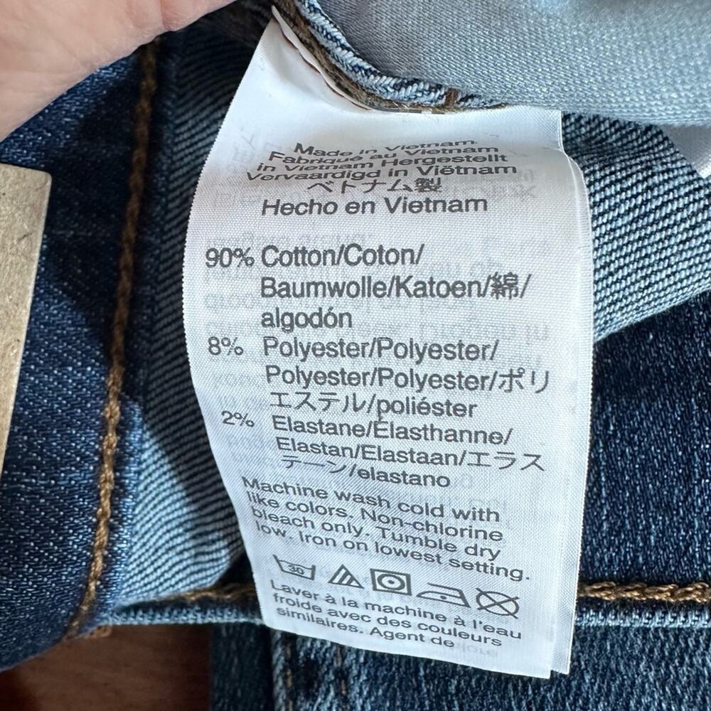 NWT Madewell Stovepipe Blue Jeans Antoine Wash AJ204 Classic Denim - Picture 8 of 13